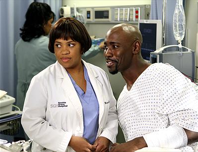 Chandra Wilson som Dr. Miranda Bailey & D.B. Woodside som Marcus Kane. foto disney