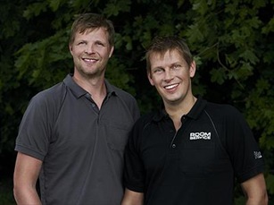 Mattias Särnholm och Johnnie Krigström.Foto:Magnus Selander/Kanal 5.